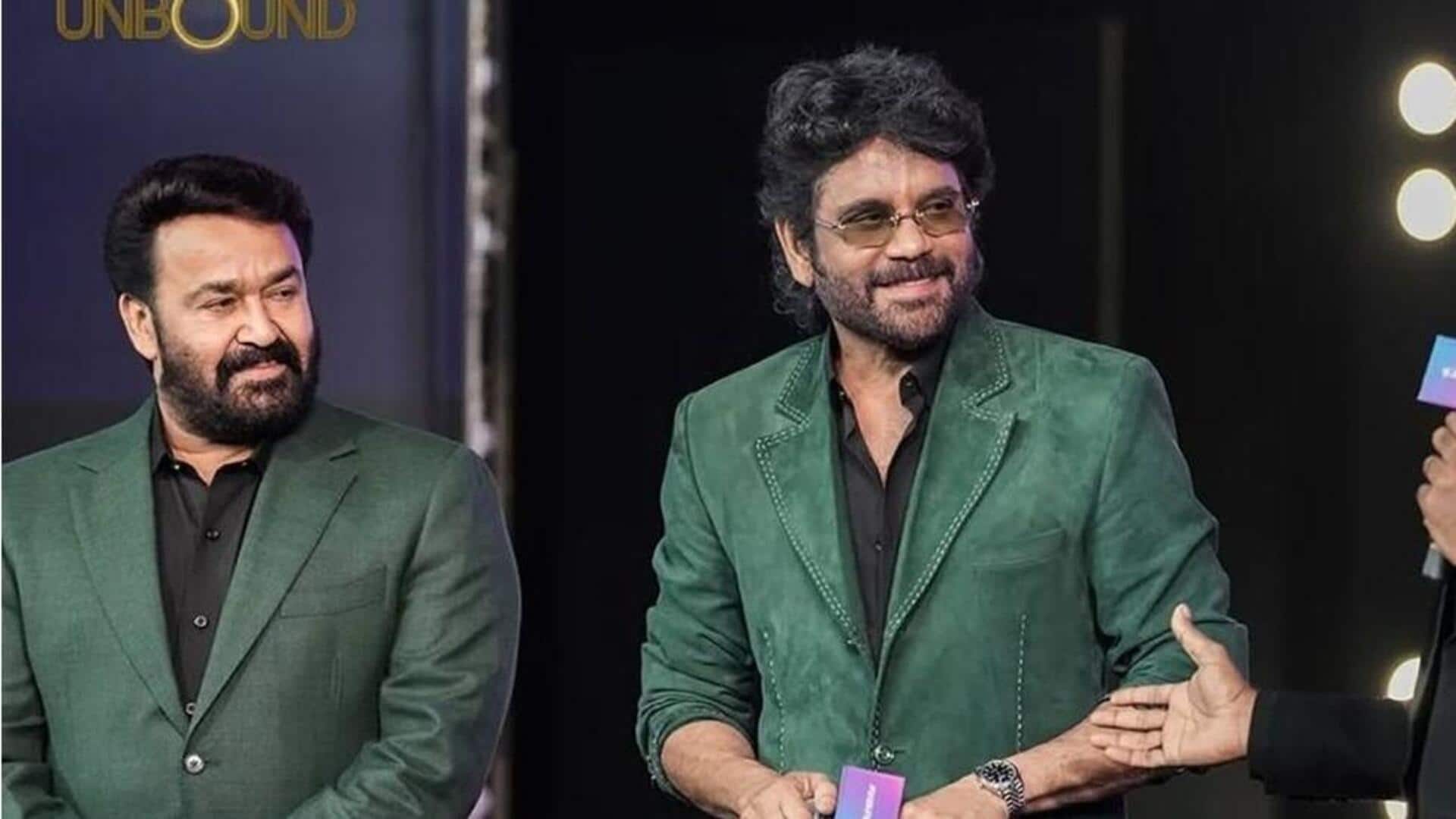 Nagarjuna honors Mohanlal; JioHotstar announces ₹4,000cr investment in South
