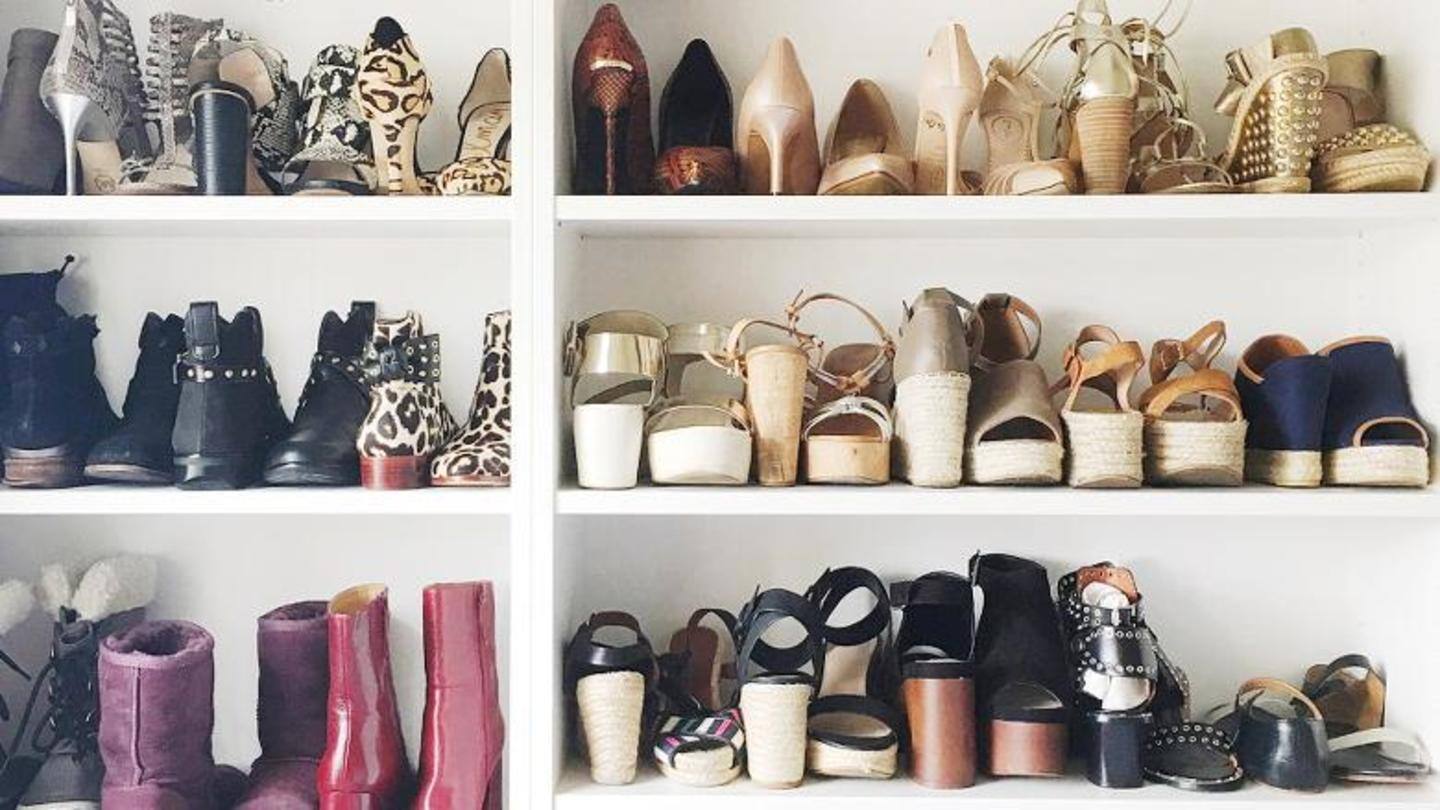 Stackable boxes for shoes; make use of shelves Stackable boxes for shoes; make use of shelves