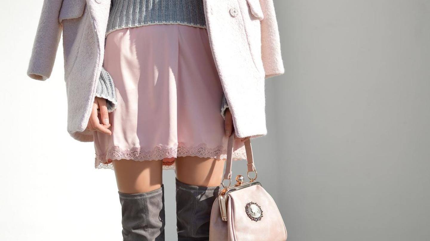 Wear it with a long coat Wear it with a long coat