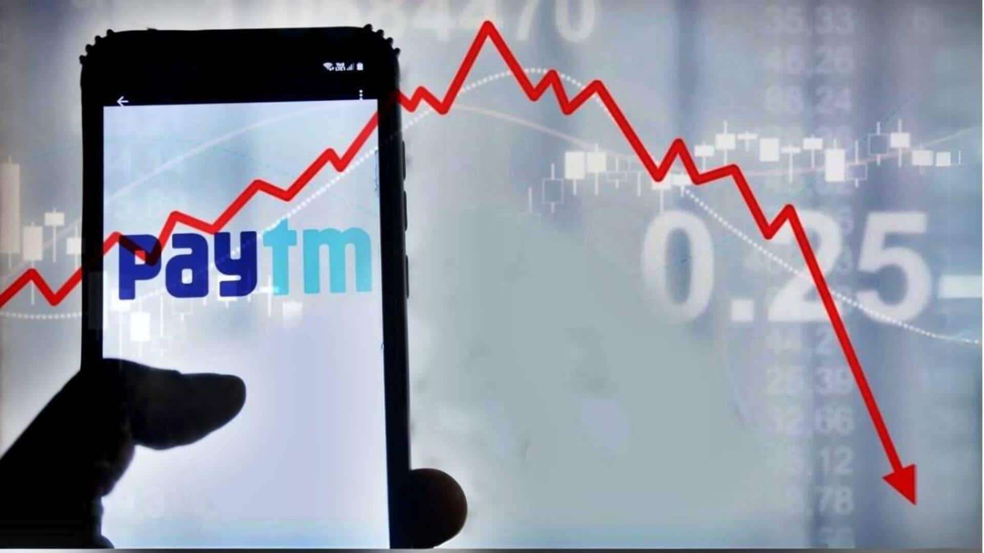Following RBI curbs, Paytm shares fall 20% for second day