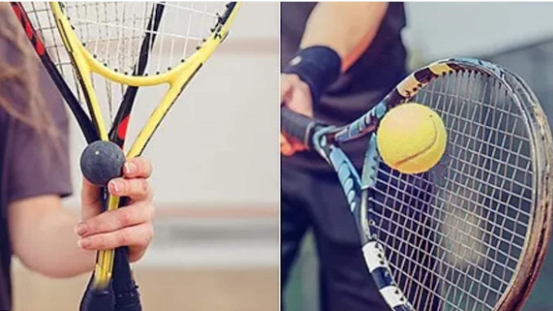 Squash vs. tennis benefits for muscle activation