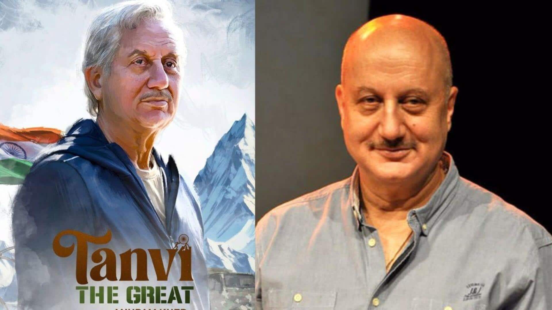 Anupam Kher's first look as Col. Raina in 'Tanvi' revealed Anupam Kher's first look as Col. Raina in 'Tanvi' revealed