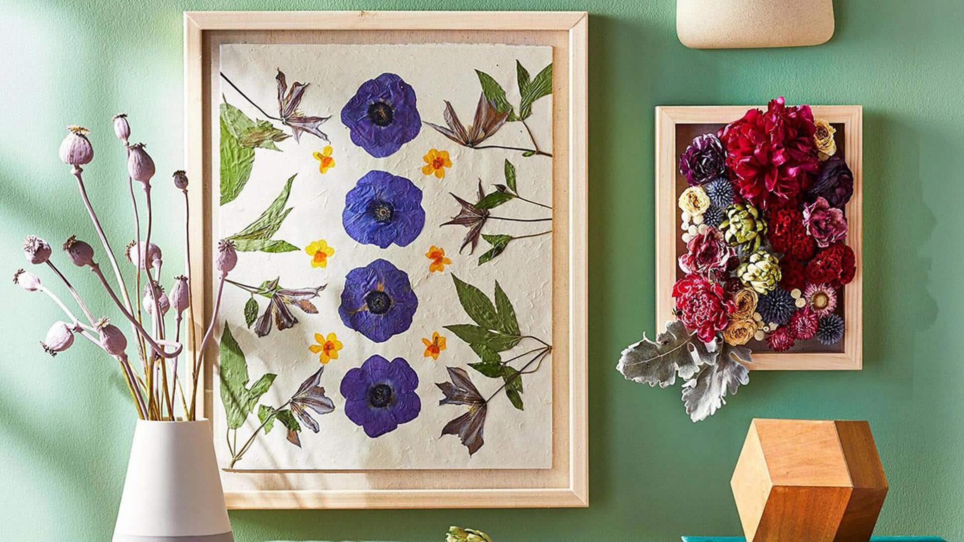 Dried flowers in home decor: 5 ideas to try