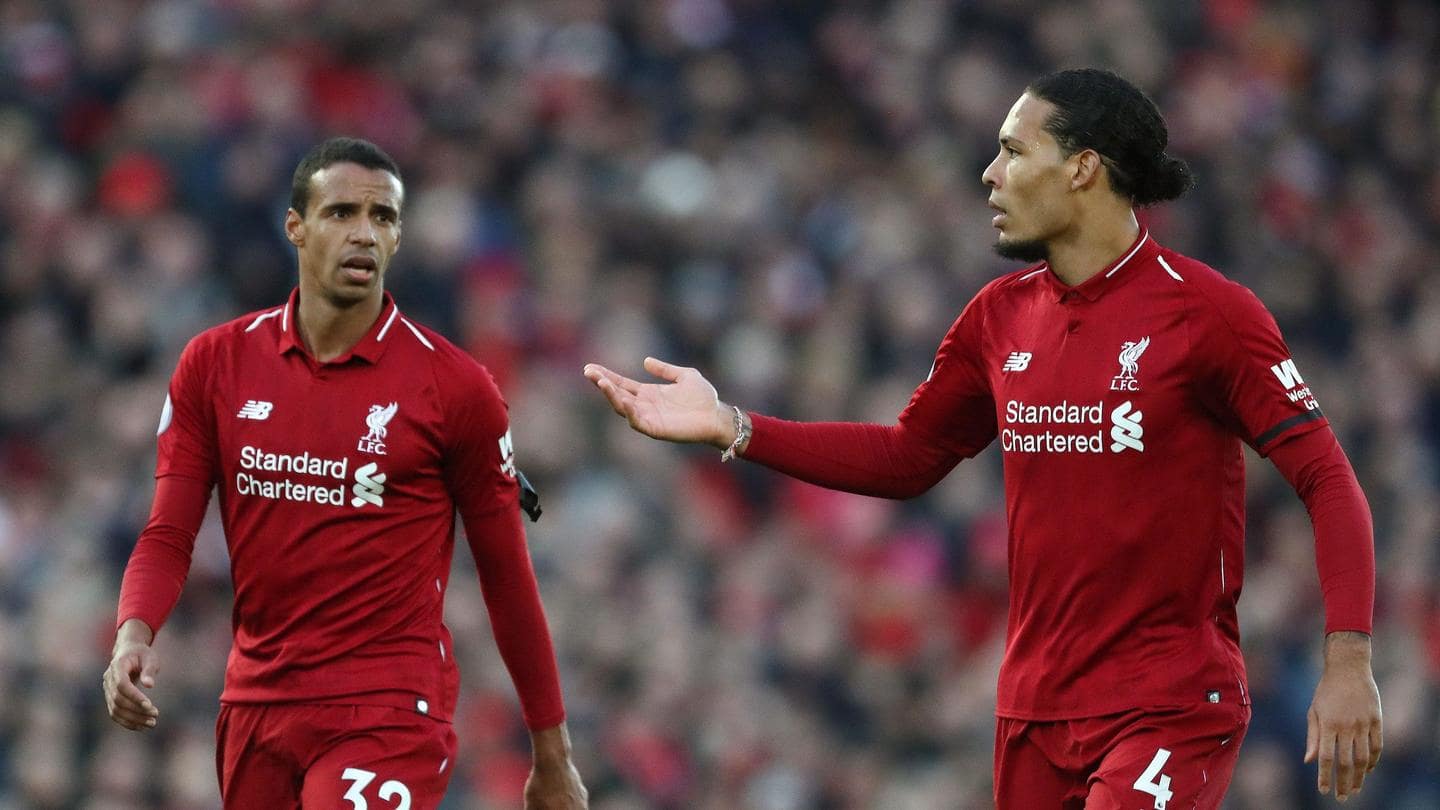 Virgil van Dijk and Joel Matip - Liverpool Virgil van Dijk and Joel Matip - Liverpool