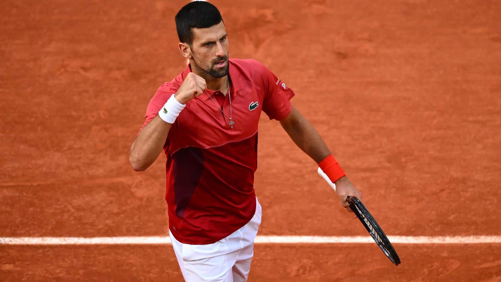 French Open: Novak Djokovic claims record-breaking 370th win, reaches quarter-final 