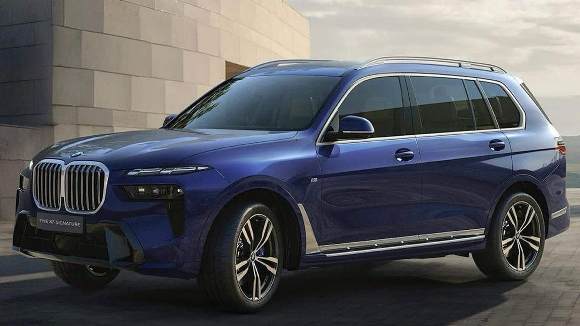 BMW X7 Signature Edition SUV debuts at ₹1.33cr: Check features