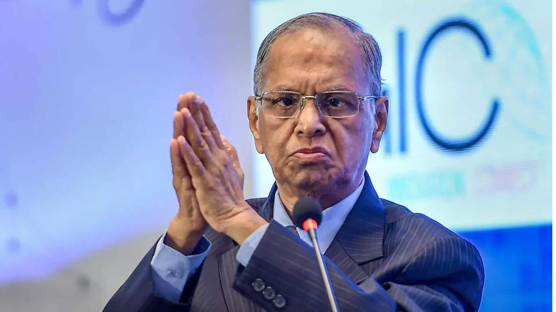 Narayana Murthy defends 70-hour workweek philosophy once again