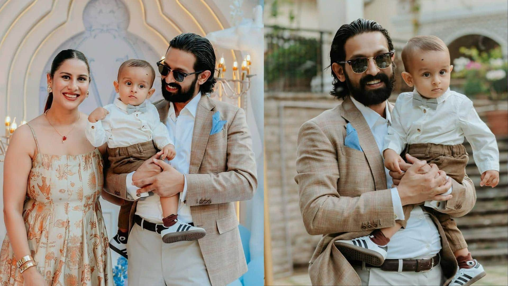 Vikrant Massey, Sheetal Thakur share first glimpse of son Vardaan