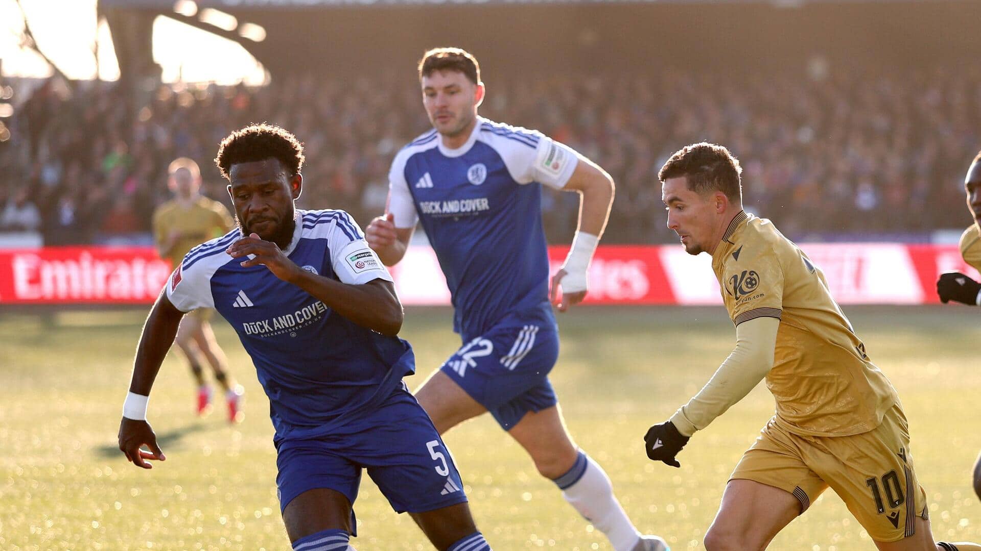FA Cup: Non-league Macclesfield stun holders Crystal Palace 2-1