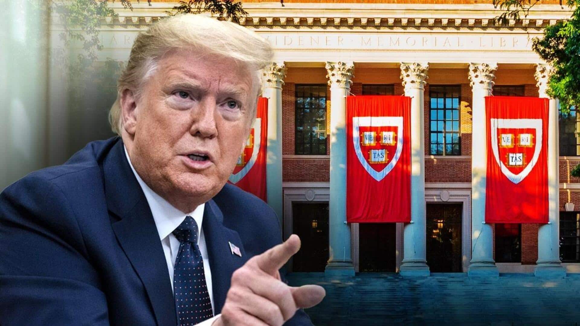 Trump seeks $1B damages from Harvard over federal funding dispute