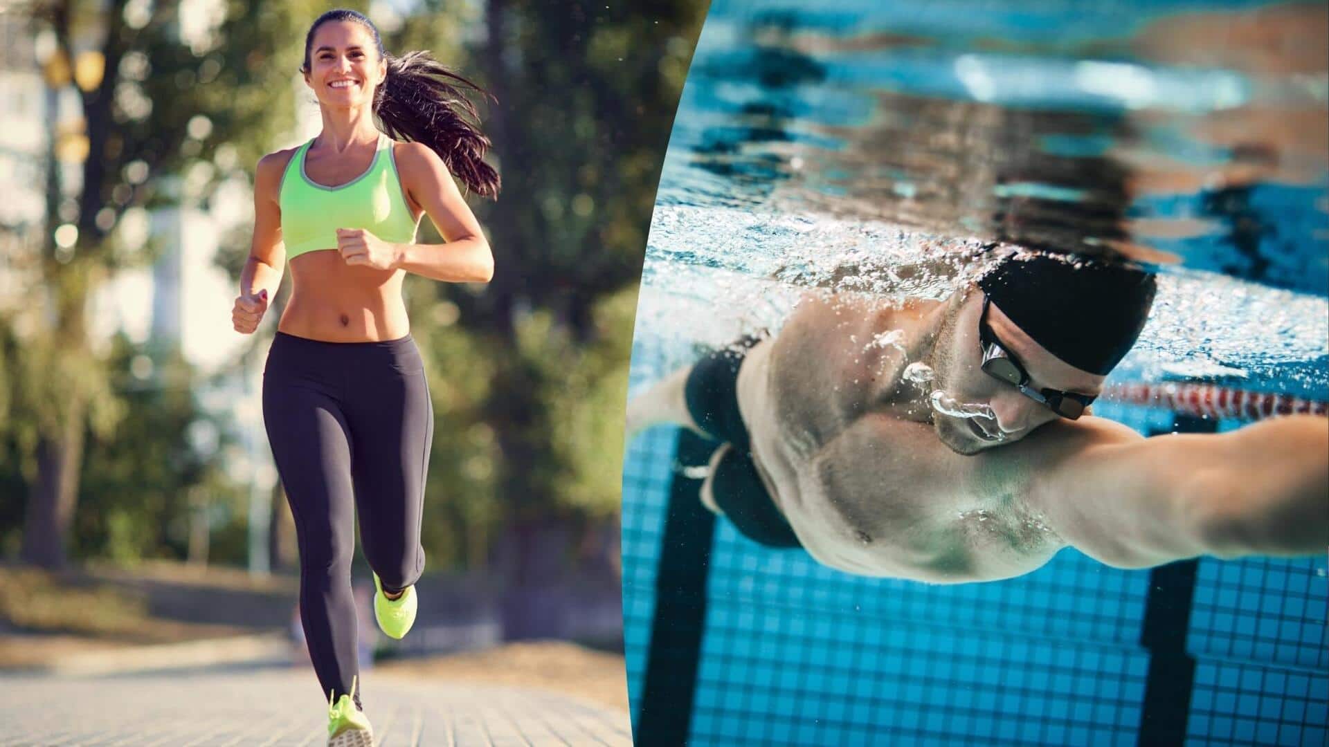 Swimming v/s running: Which workout is better?