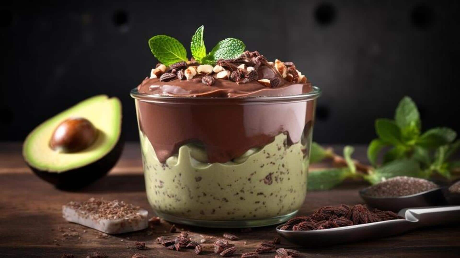 Savor these delicious avocado chocolate vegan treats