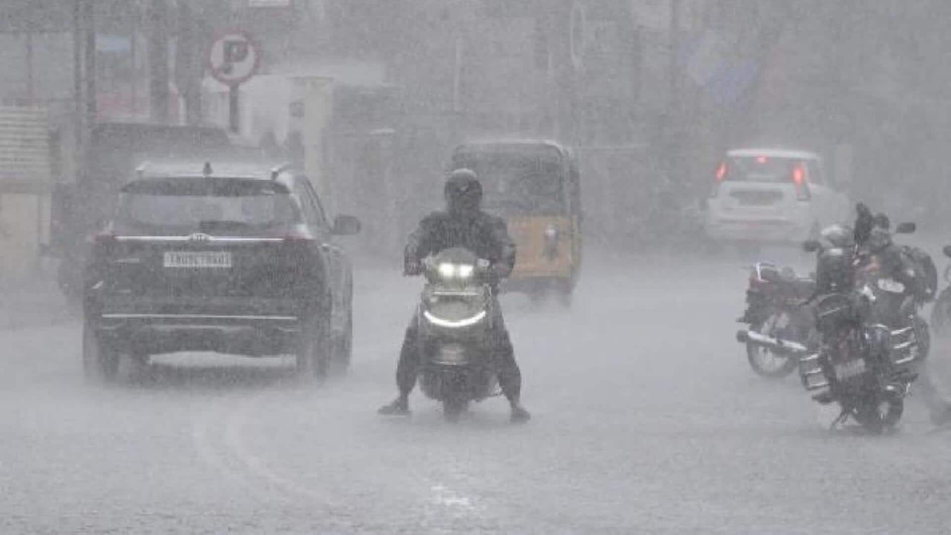 Tamil Nadu braces for heavy rainfall due to deep depression Tamil Nadu braces for heavy rainfall due to deep depression