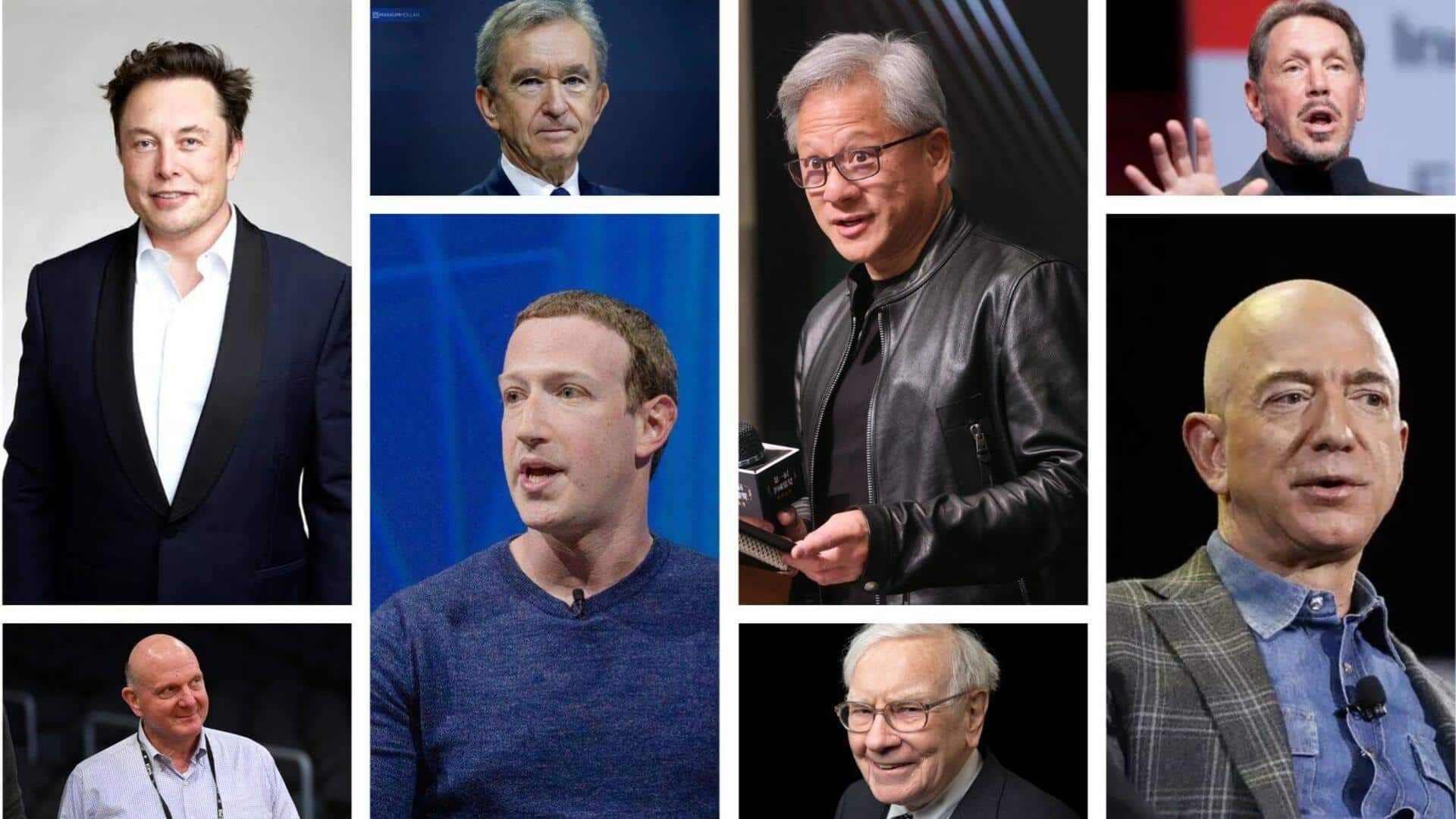Top 18 billionaires add $745B to their fortunes in 2025