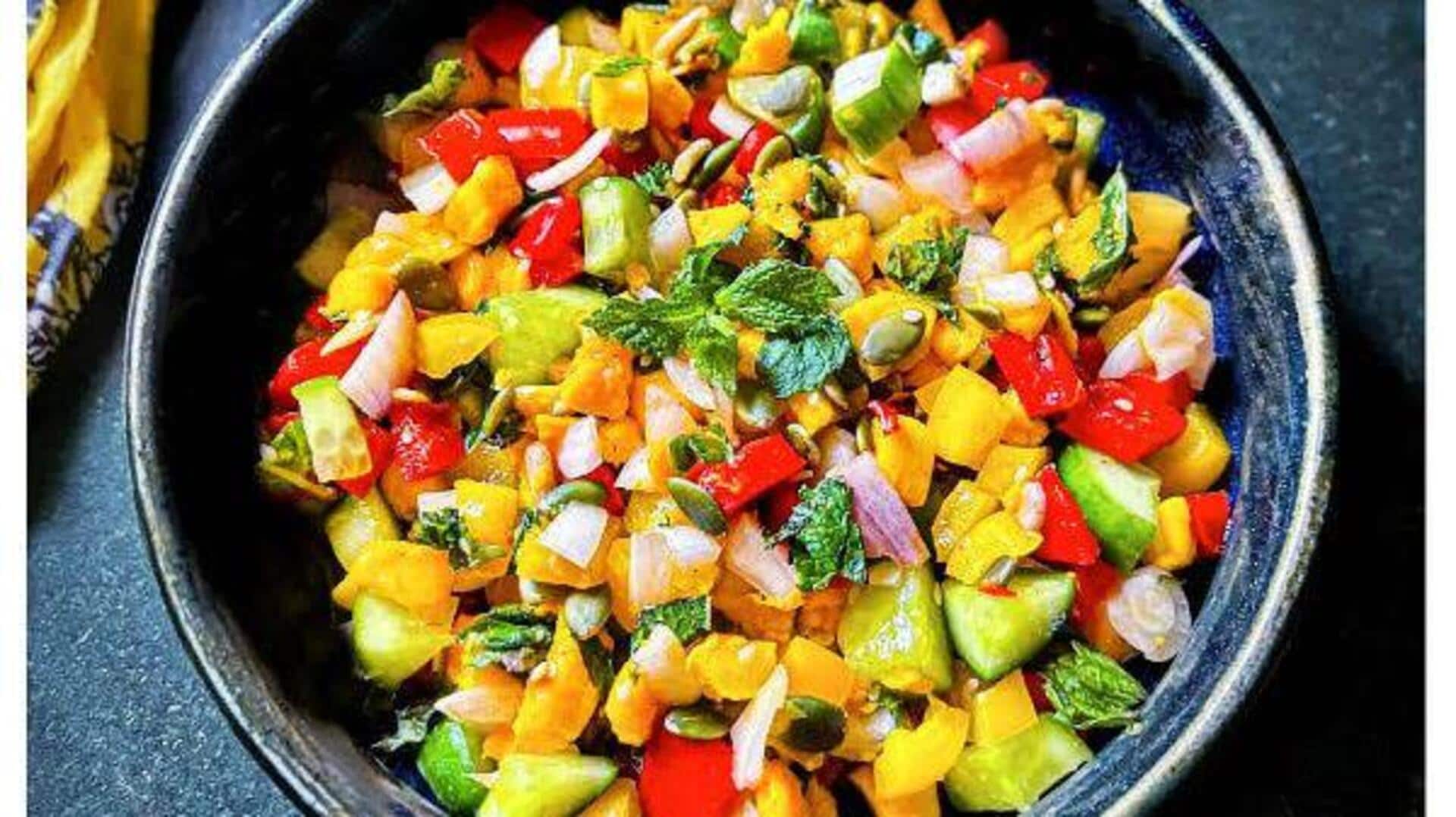 Monsoon cravings? Make this easy mango chaat