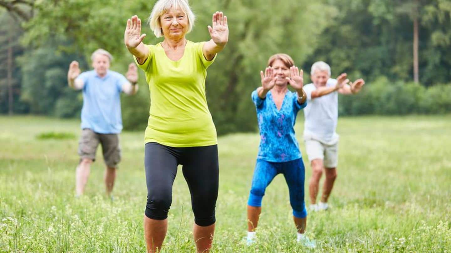 Helps old people find their balance and endurance