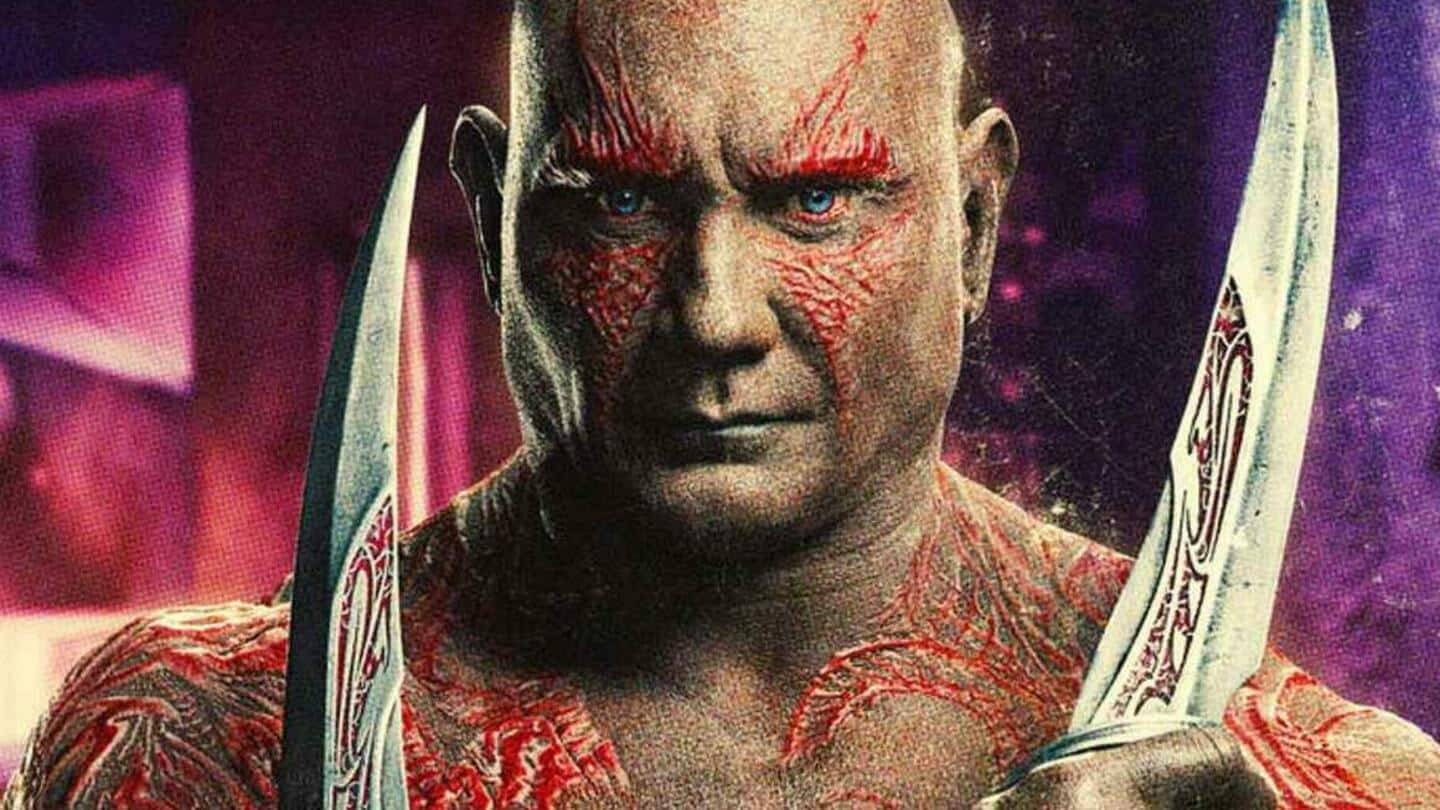 Dave Bautista won't star as Drax the Destroyer character after