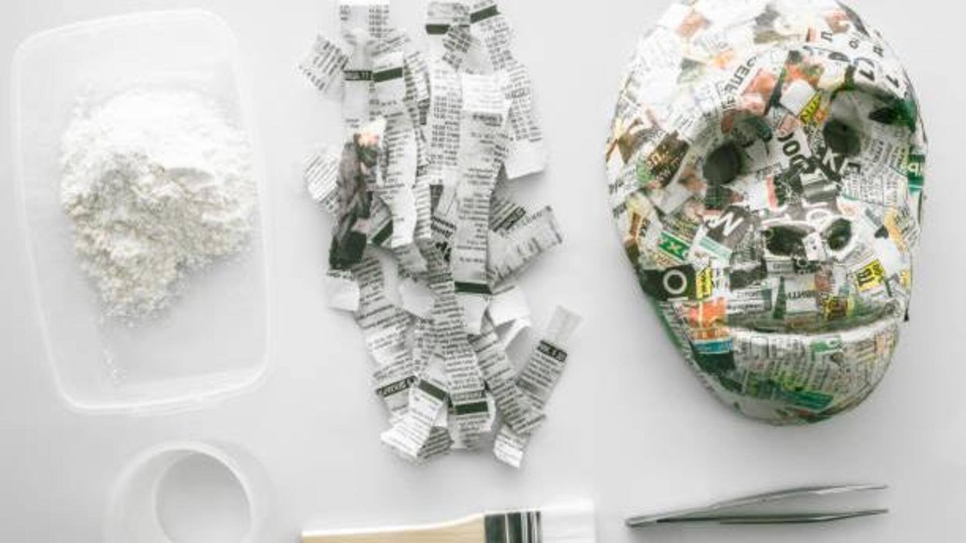 Crafting creativity with paper mache sculpture