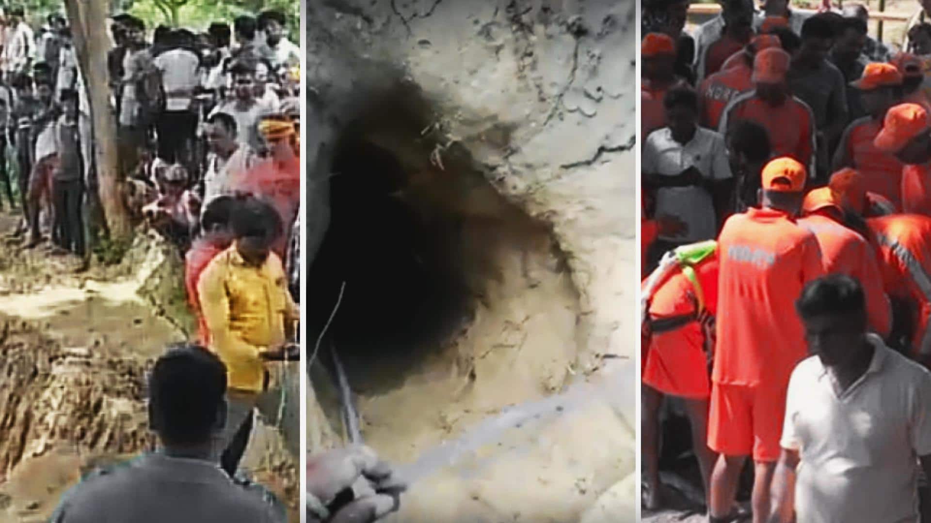 Bihar: 3-year-old who fell into 40ft borewell in Nalanda rescued