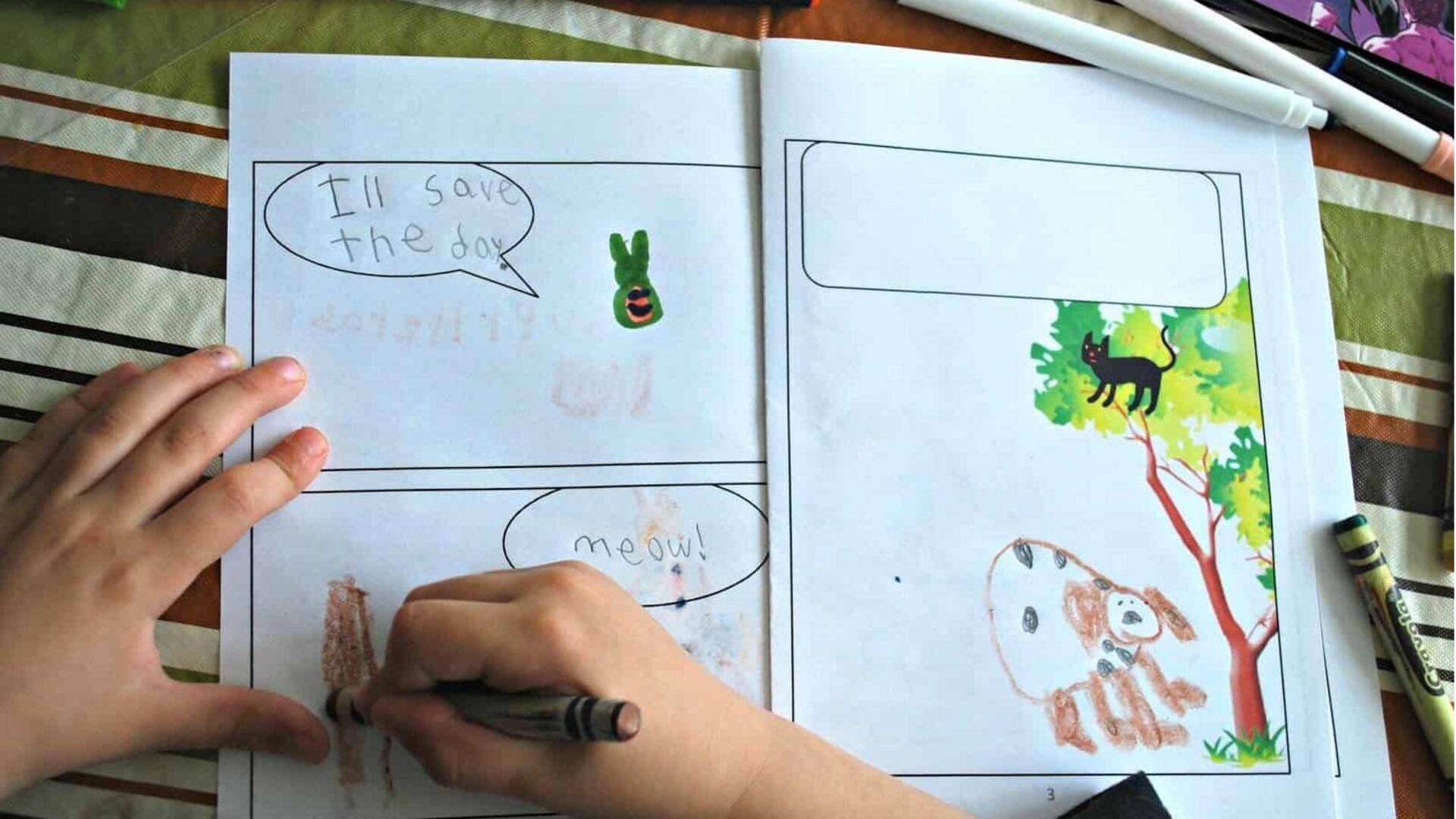 How making comic strips can boost your child's optimism