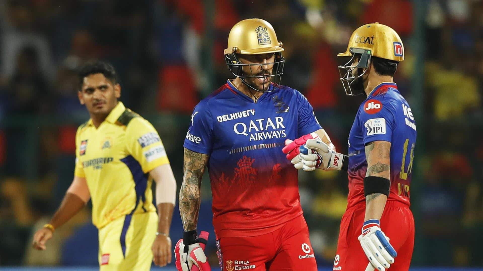 Faf du Plessis hammers his 37th half-century in IPL: Stats