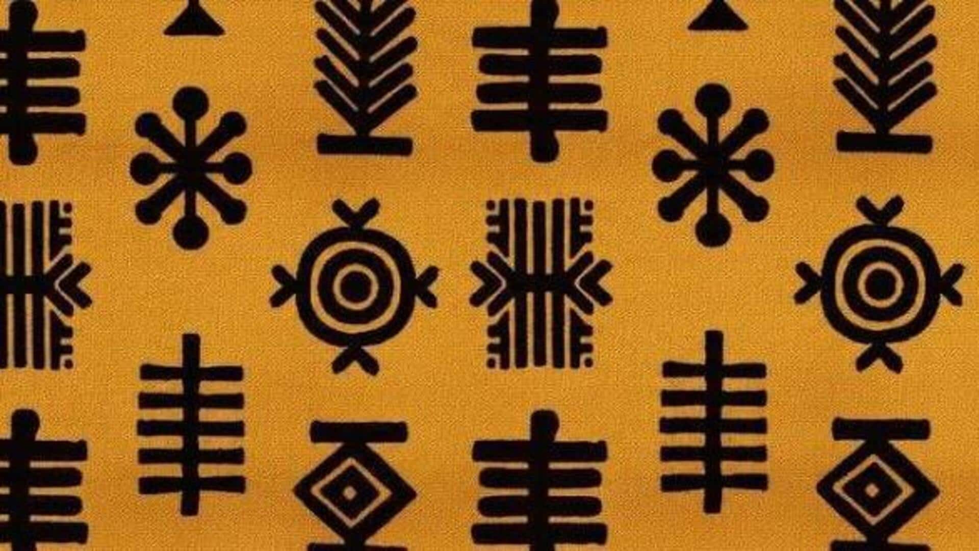 How to make mud cloth patterns using handprints 