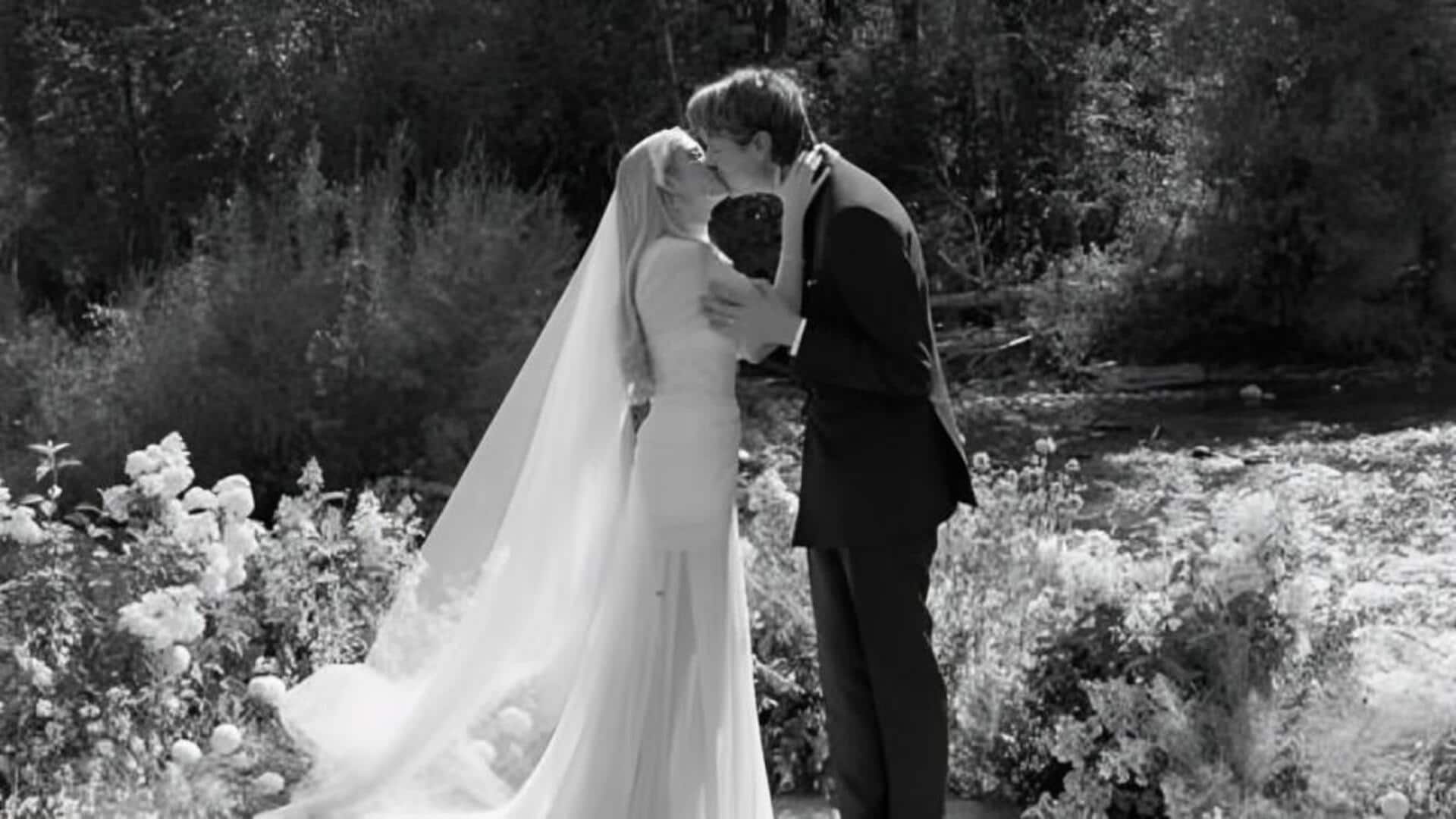 Emma Roberts shares stunning photos from wedding to Cody John