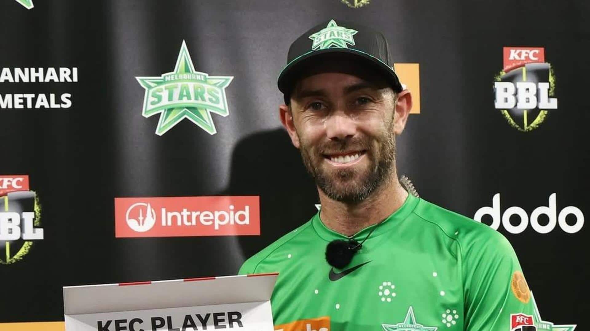 Glenn Maxwell completes 3,000 runs in Big Bash League: Stats