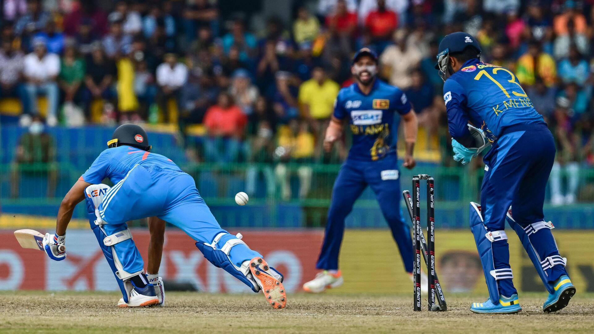Asia Cup: India bowled out (213); SL spinners run riot 