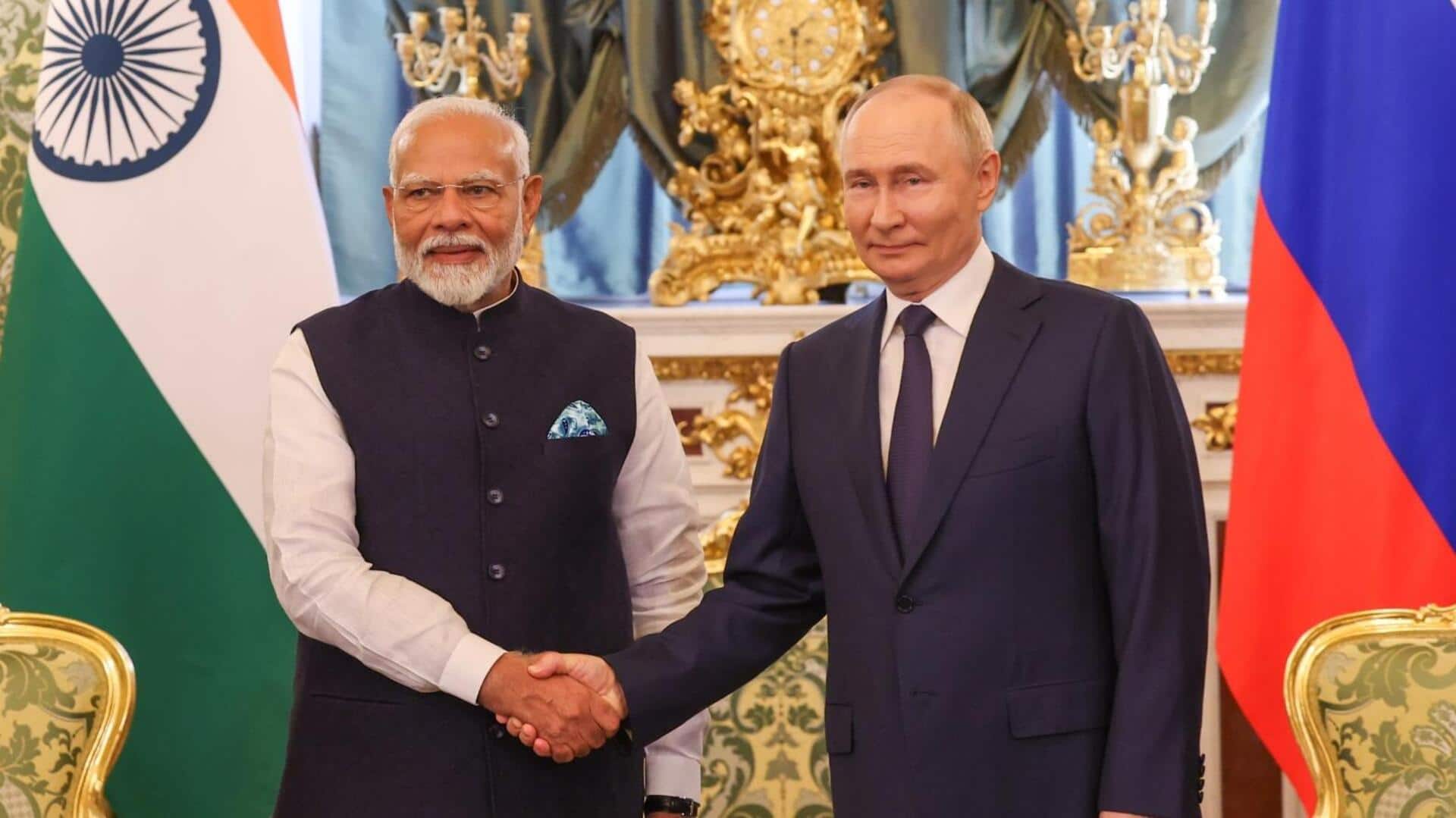 Moscow: PM Modi conferred with Russia's top civilian honor
