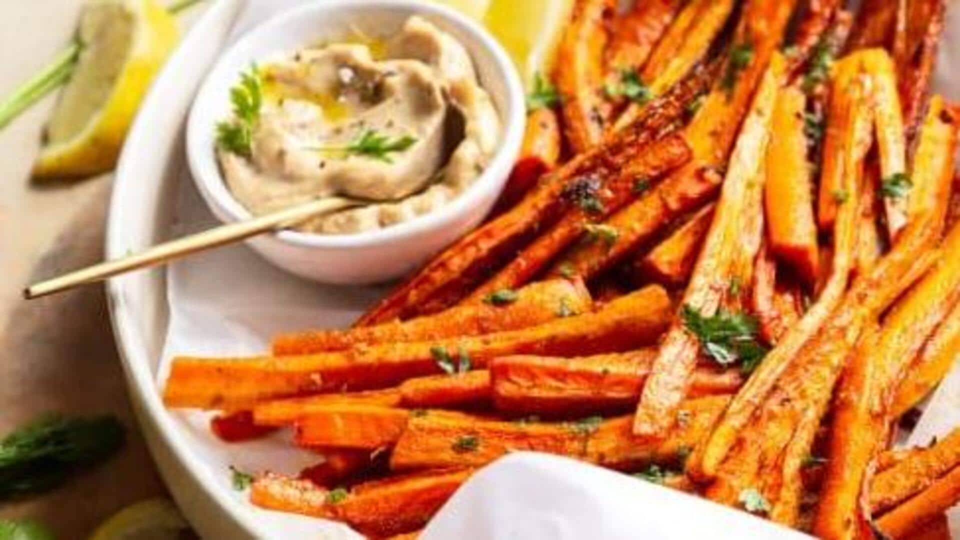 Try crunchy carrot fries: The perfect healthy snack Try crunchy carrot fries: The perfect healthy snack
