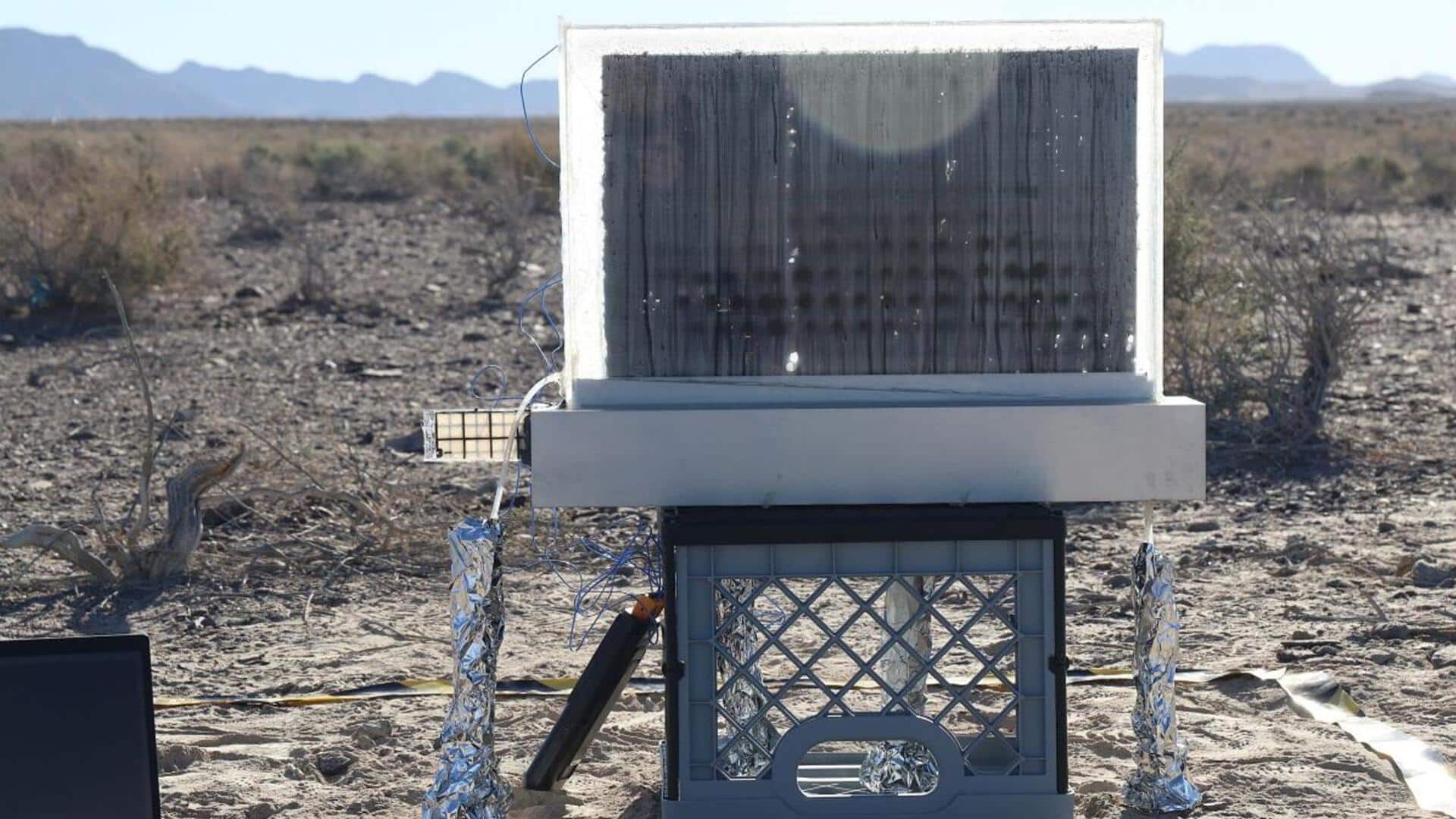 MIT's new device can extract drinking water from air MIT's new device can extract drinking water from air