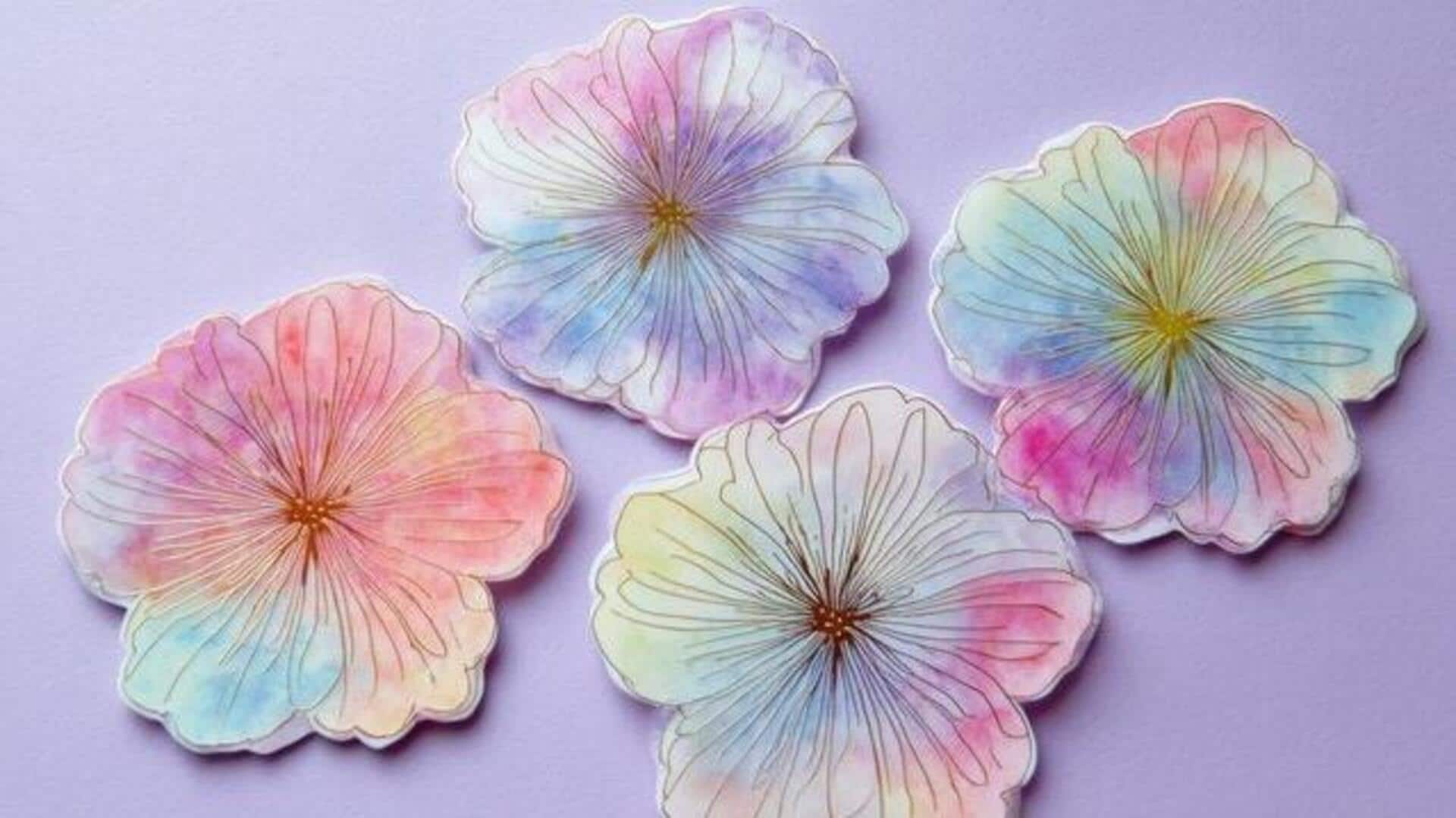 Create stylish wax print coasters at home: Here's how