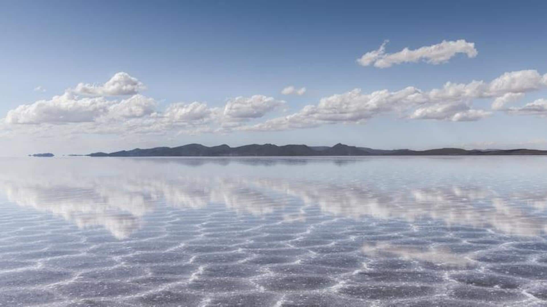 Explore the salt flats of Salar de Uyuni, Bolivia