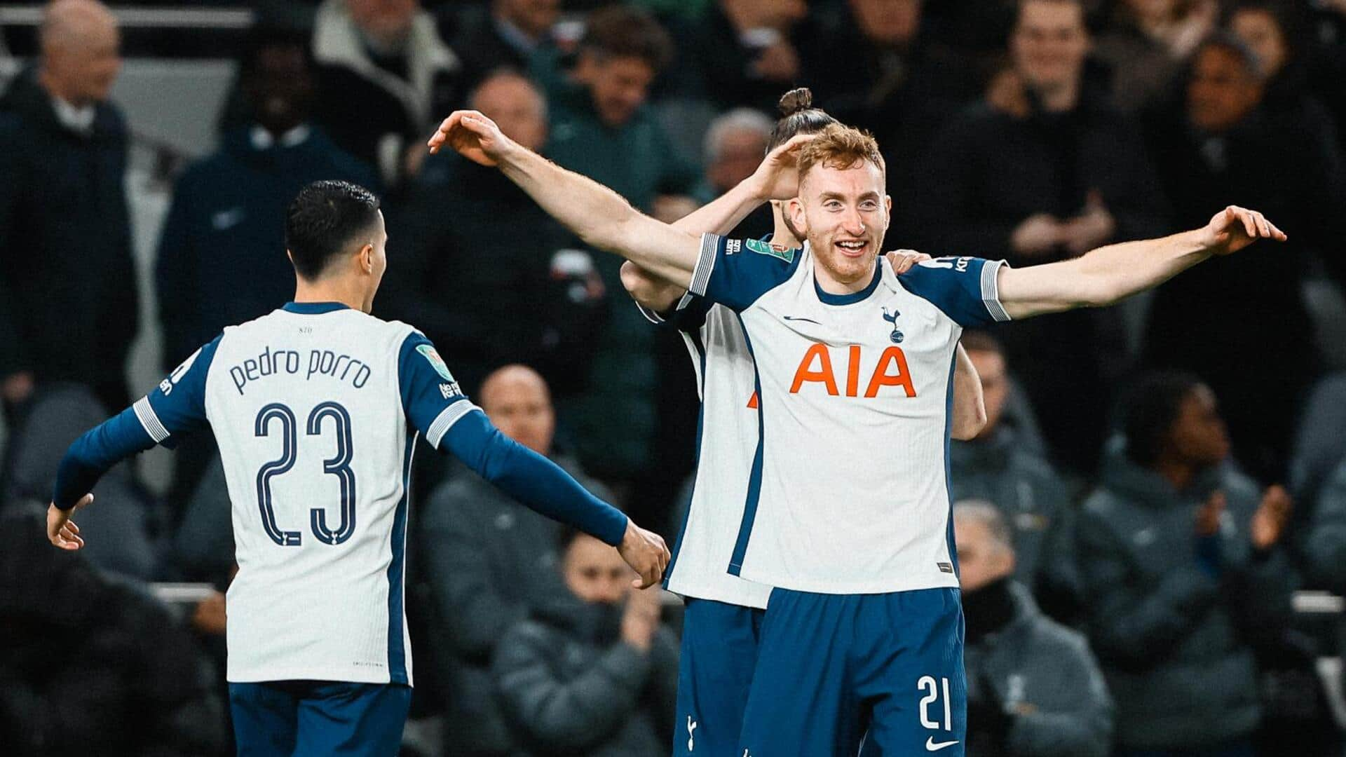 Tottenham knock Manchester United out of Carabao Cup: Key stats