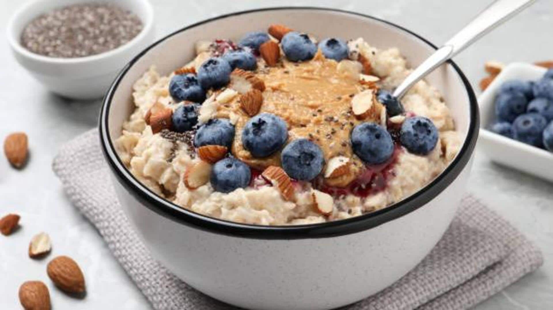 Healthy breakfasts: Almond butter oatmeal