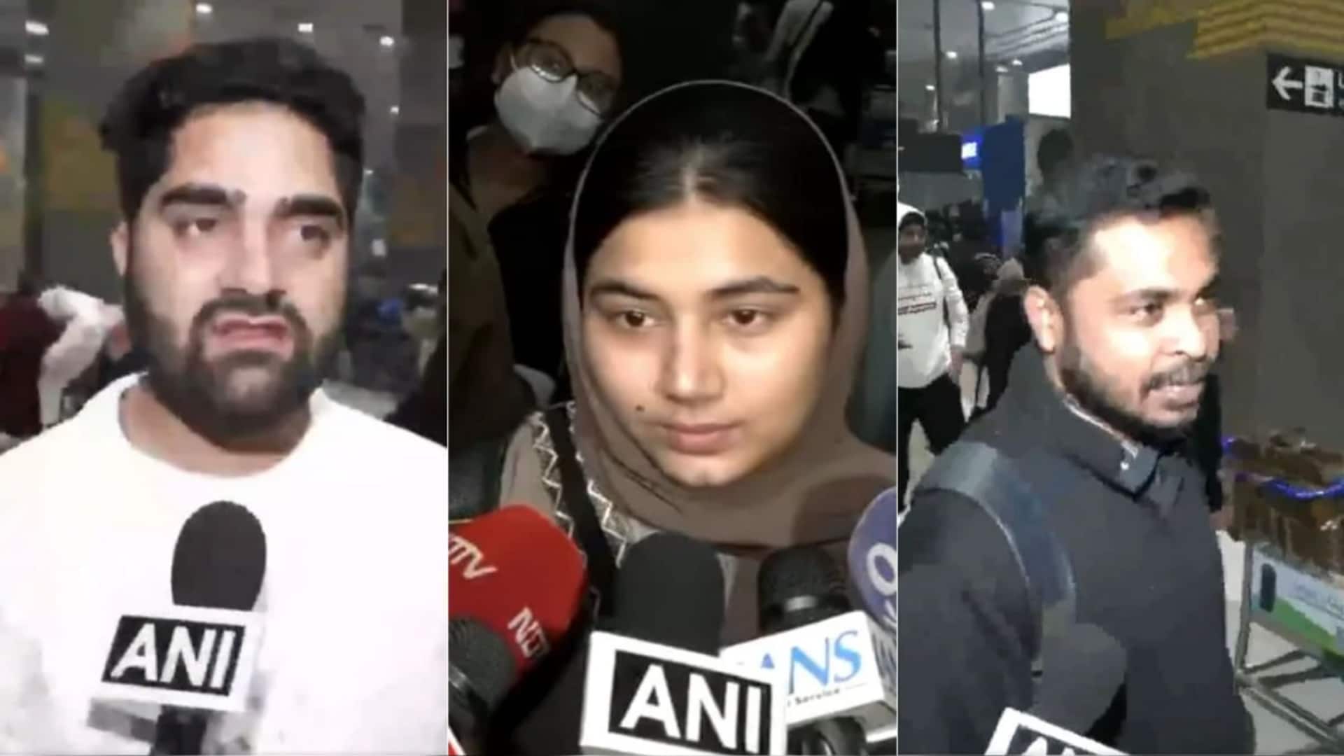 'No internet...situation normalizing': Indians returning from Iran thank government