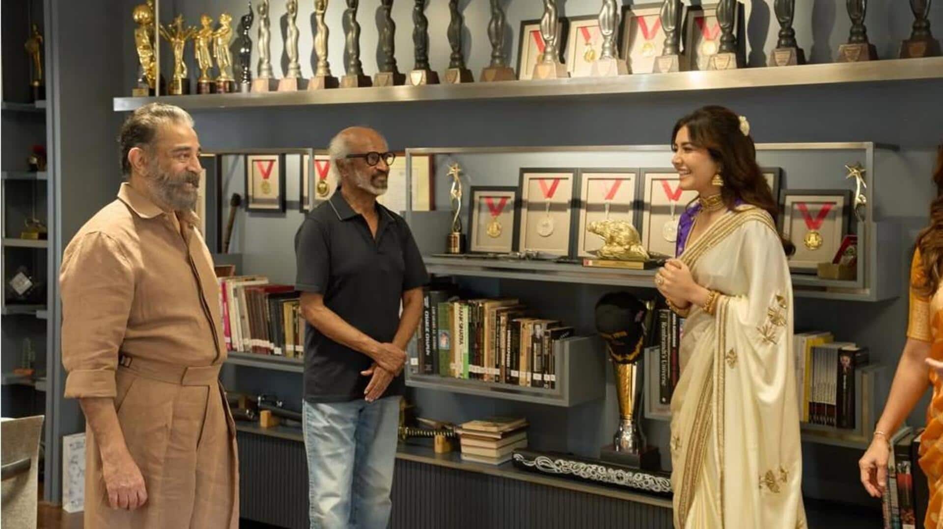 Raashii Khanna gushes over Rajinikanth, Kamal Haasan amid 'Dharman' casting