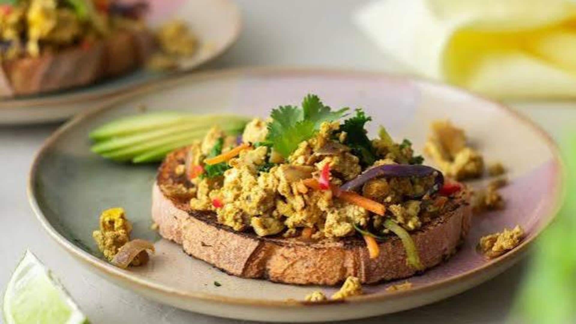 Healthy breakfast goals? Try this tofu scramble 