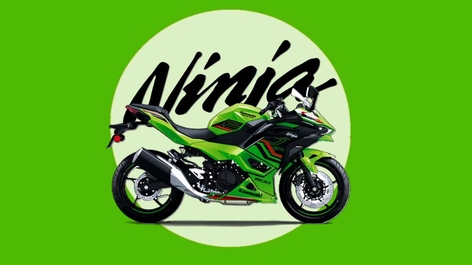2024 Kawasaki Ninja 500 debuts in India: Check top features