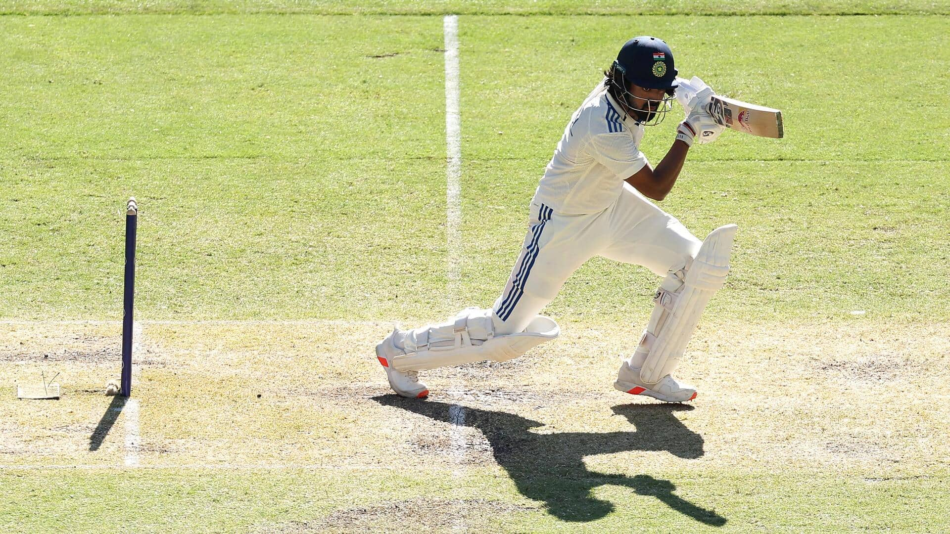 KL Rahul slams his second 50-plus score in Australia (Tests)