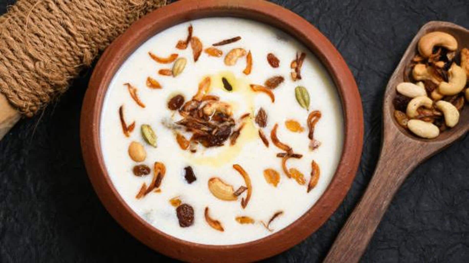 How to make delicious couscous kheer