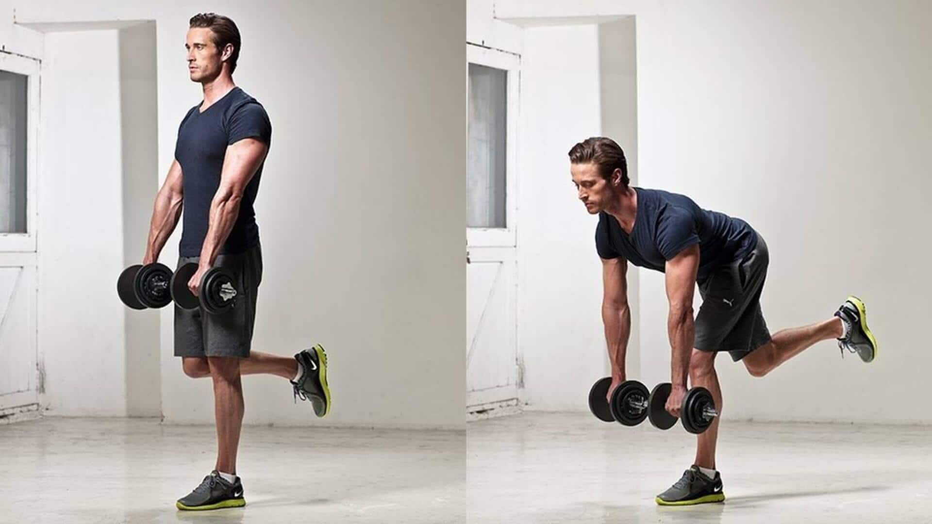 Improve your balance with single-leg deadlift