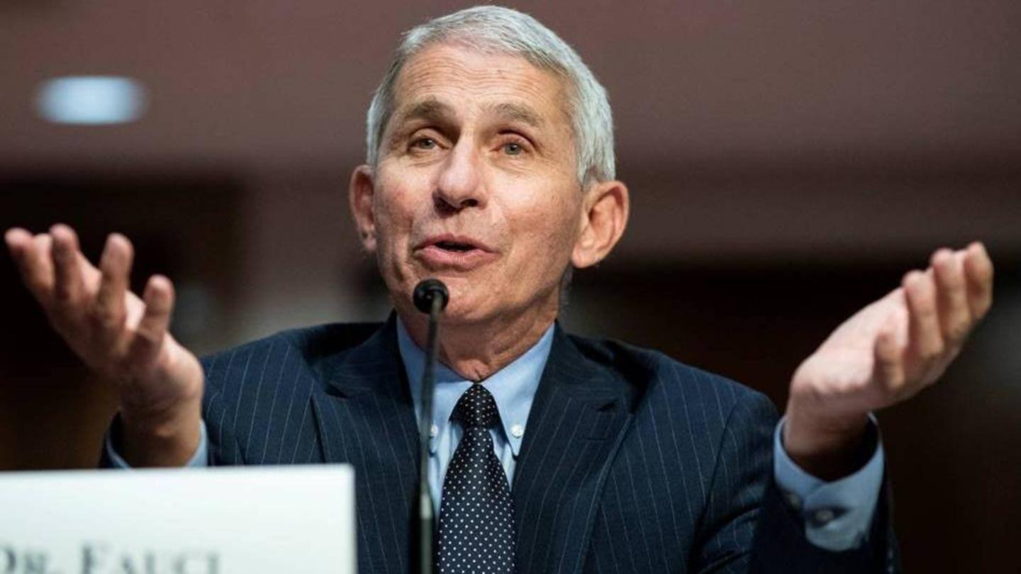 Dr. Fauci wants India to enforce a full lockdown soon Dr. Fauci wants India to enforce a full lockdown soon