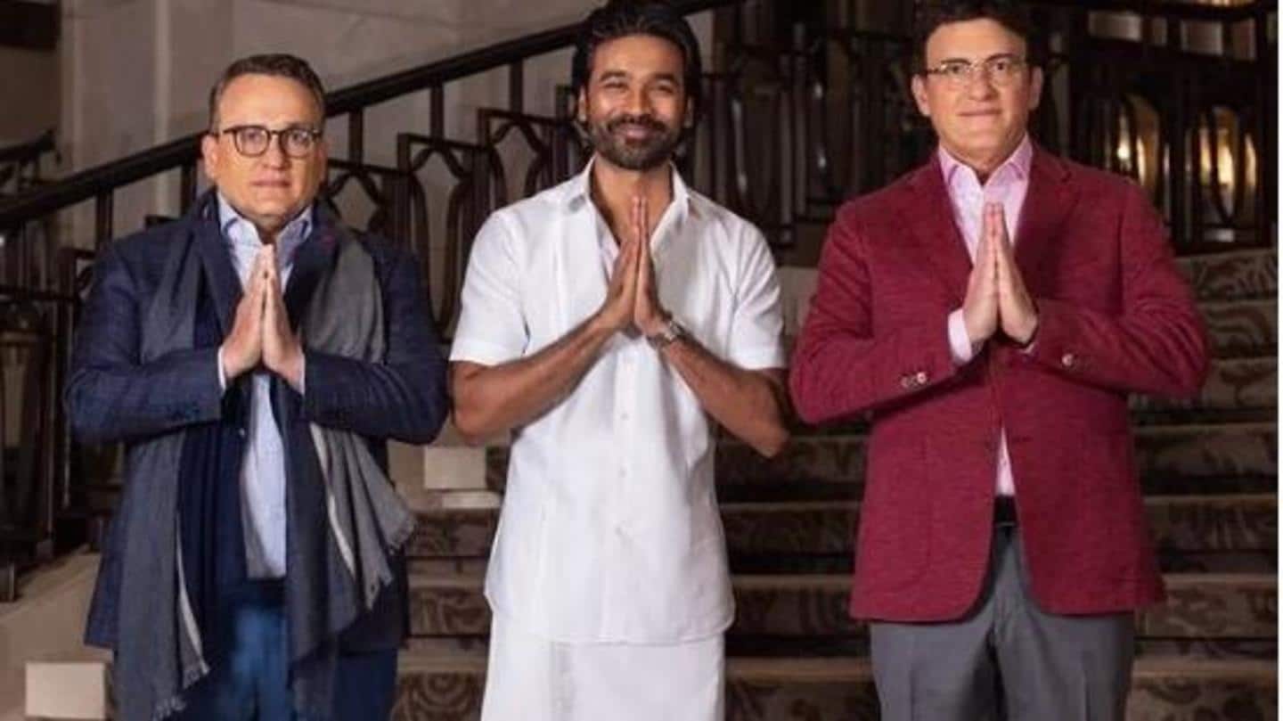 'The Gray Man' Mumbai premiere: Dhanush's 'veshti' look impresses