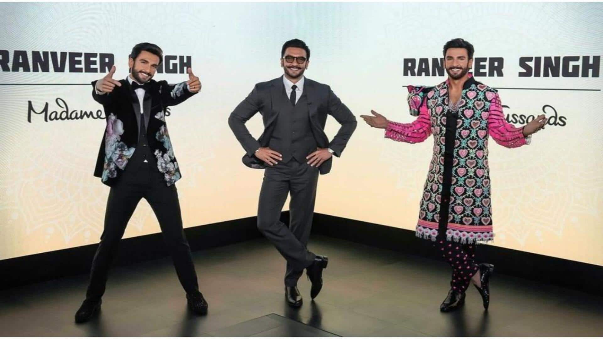 Ranveer Singh unveils 2 Madame Tussauds statues; pens emotional note
