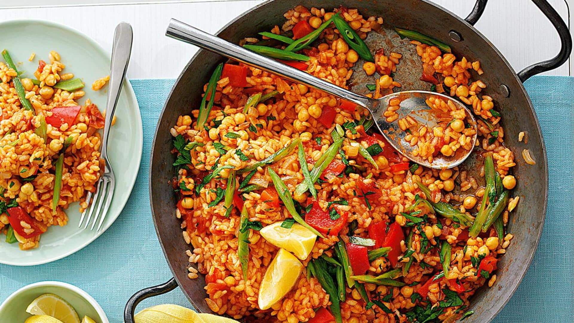 Vegan paella valenciana: A step-by-step cooking guide
