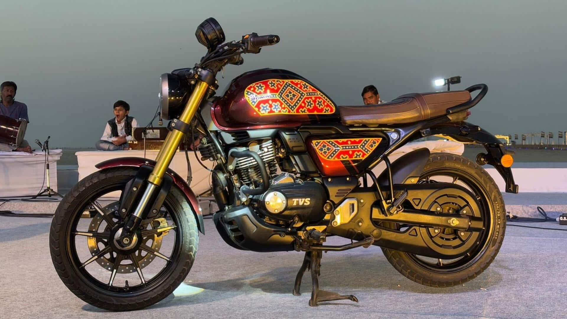 This limited-run TVS bike pays homage to Gujarat's Rann Utsav