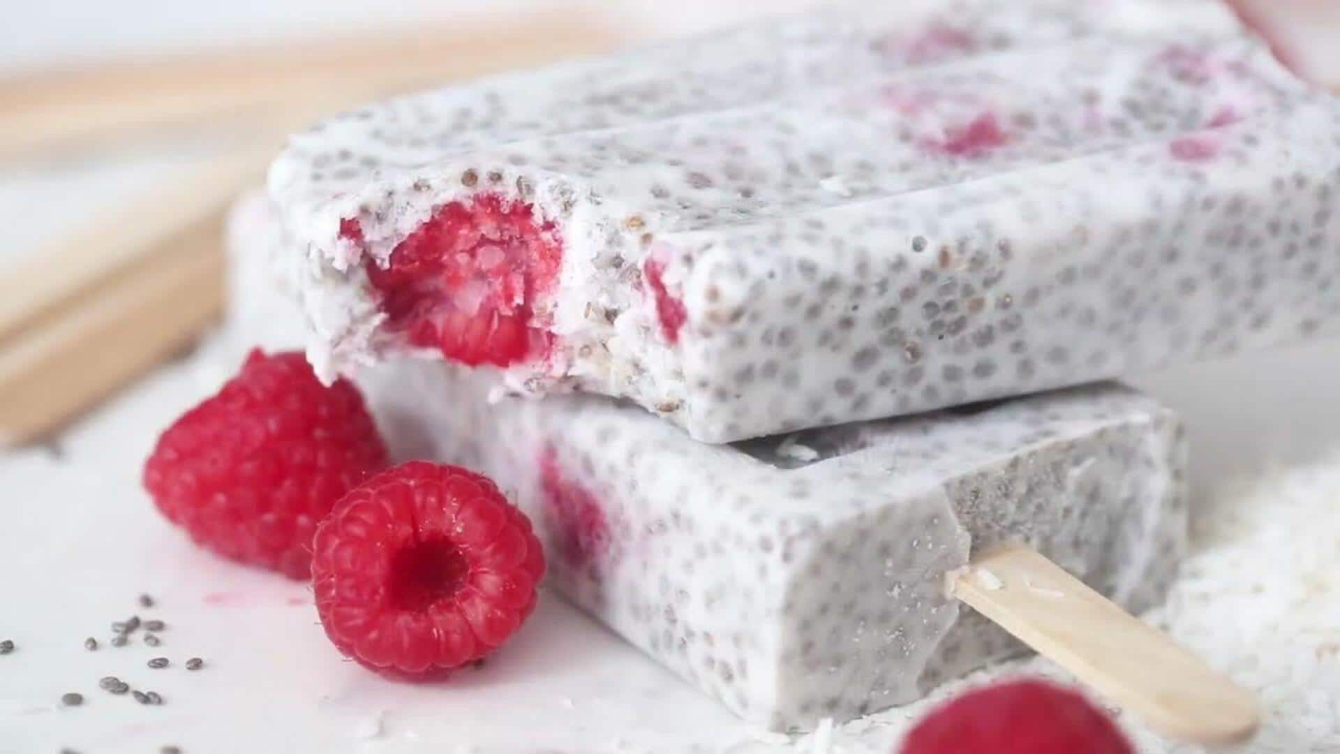 Raspberry and chia seeds: 5 frozen desserts you'll love Raspberry and chia seeds: 5 frozen desserts you'll love