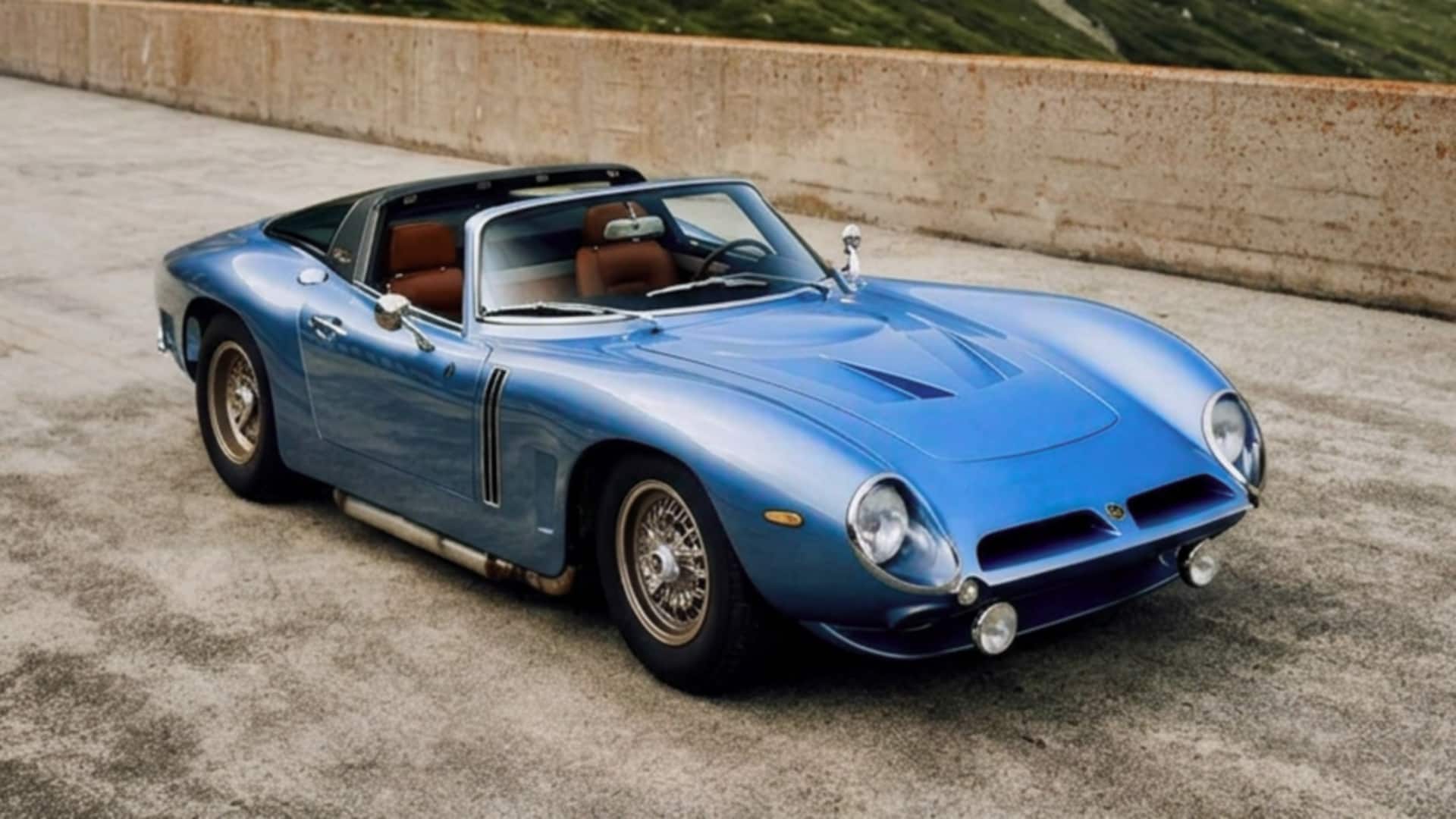 Bizzarrini 5300 GT Aptera Lusso is a homage to 1960s